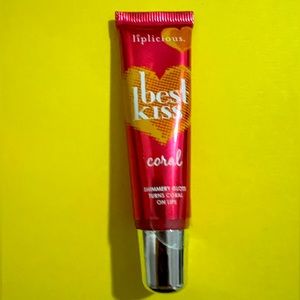 1 Liplicious BEST KISS CORAL Bath & Body Works BBW Shimmery Gloss VHTF